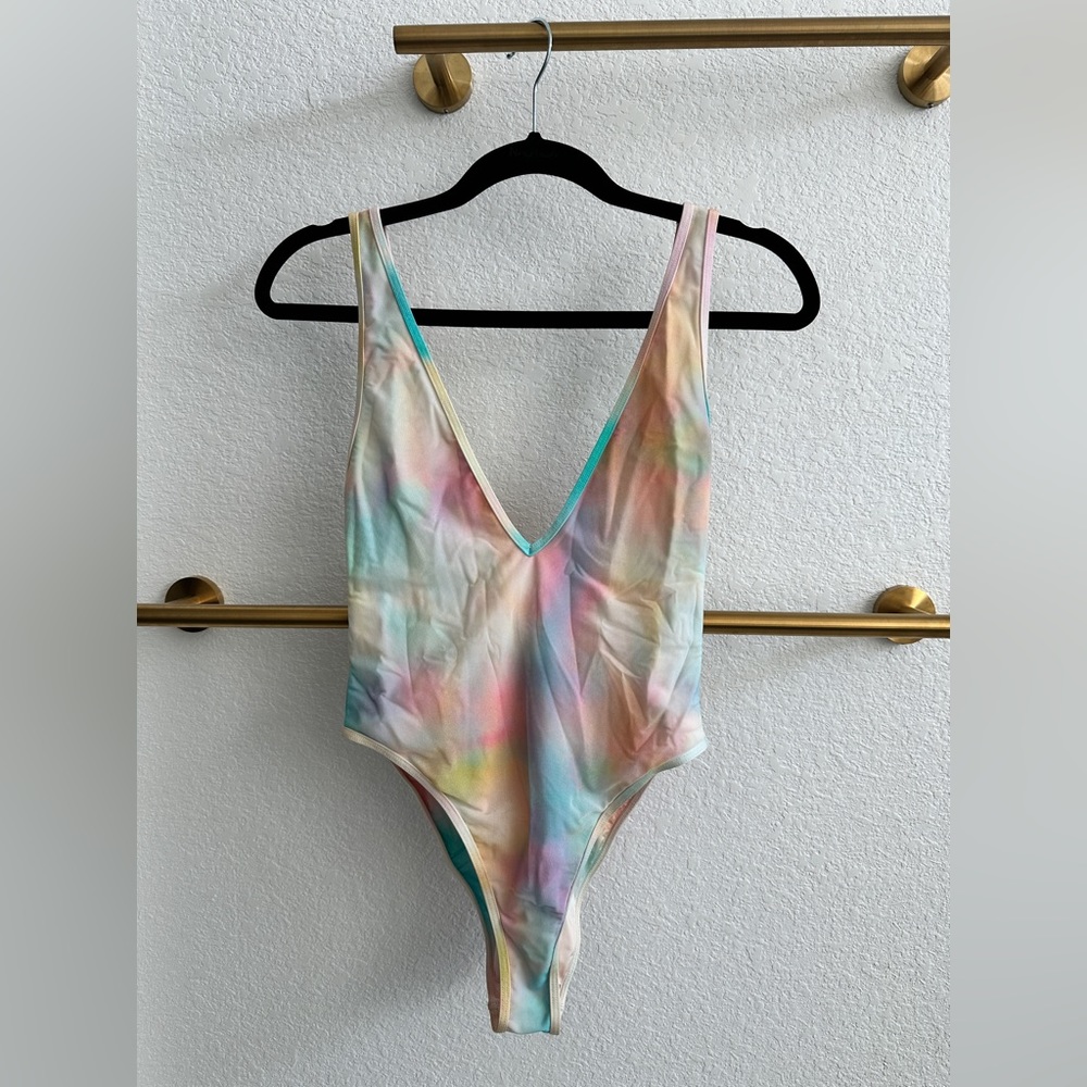 Bond-Eye Rainbow One Piece Swimsuit